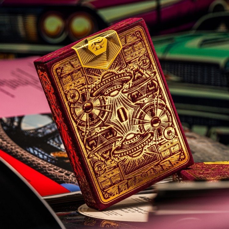 Karty do gry Theory11 Outkast, kolekcjonerskie, aksamit, FSC, USA