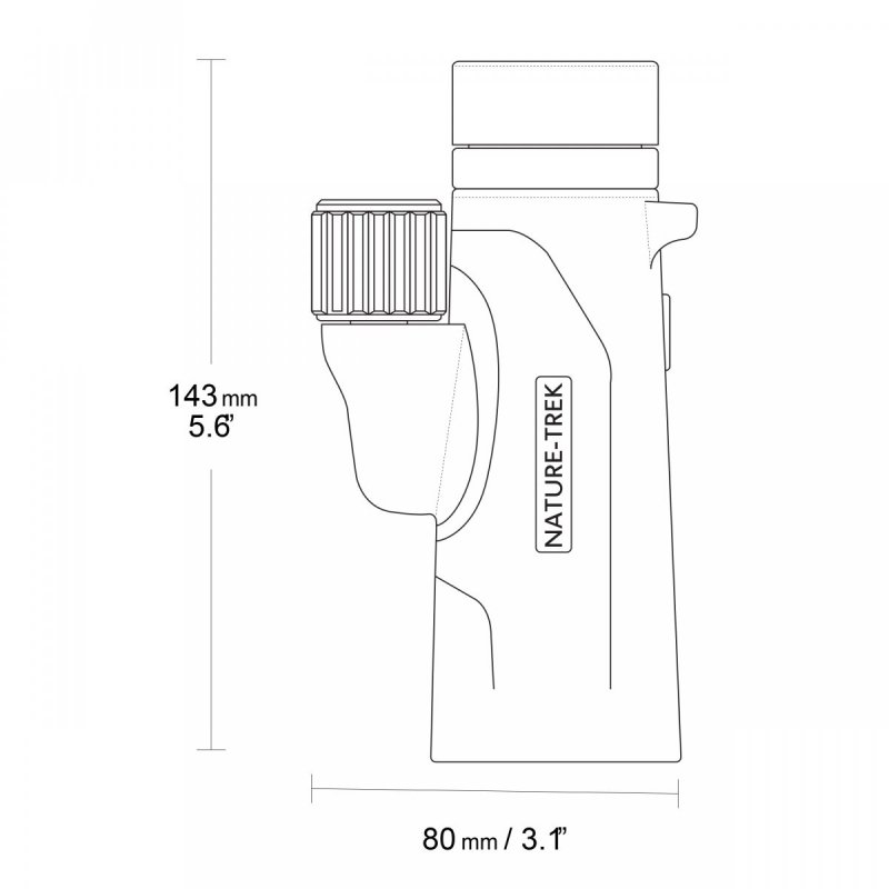 Monokular Hawke Nature Trek 8x42 zielony