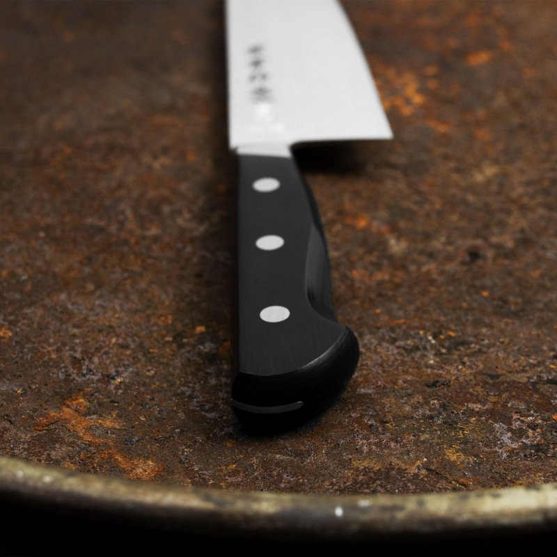 Kanetsune YH-3000 Super Aogami/SS Nóż Santoku 18 cm