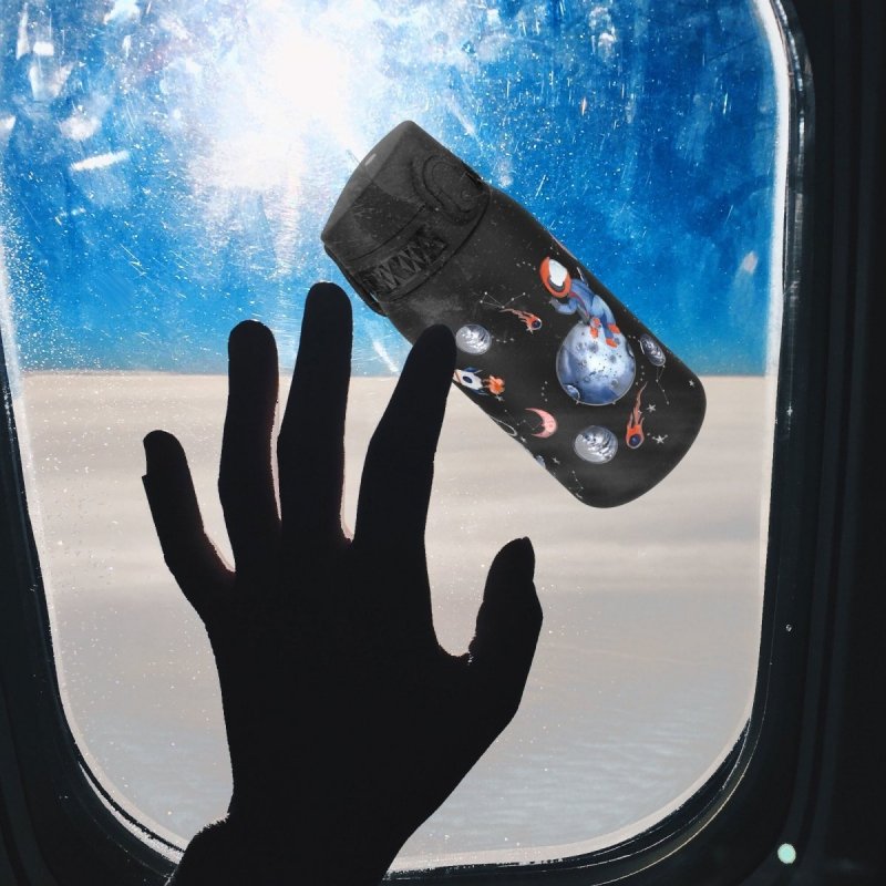 Butelka Ion8 Single Wall 400ml Space 2 - lekka, bez BPA