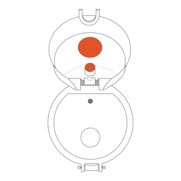 Butelka ION8 BPA Free I8RF350SBLU2 Sonic Blue