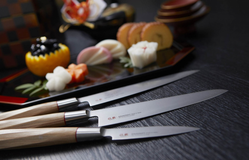 Nóż kuchenny Suncraft SENZO TWISTED OCTAGON Santoku small 143 mm