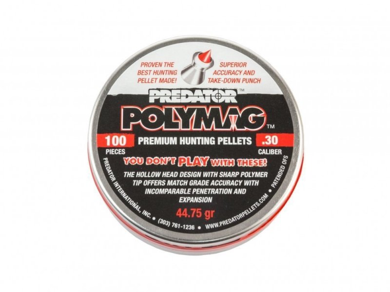 Śrut diabolo JSB Polymag Predator 7,62 mm 100 szt.