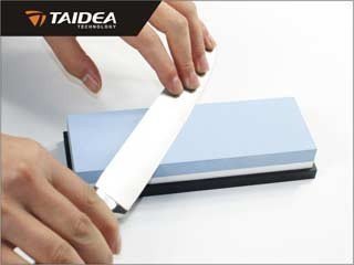 Ostrzałka kamienna Taidea TG6520 - dwustronna gradacja 2000/5000 do noży stalowych, tasaków i nożyczek - 180x60x27 mm - Taidea