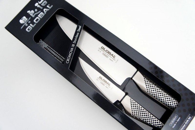 Zestaw 2 Noży: G-2 + Gs-1 Global, uniwersalny Zestaw