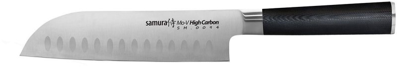 Samura MO-V nóż Santoku hollow ground 7.0&quot;/18