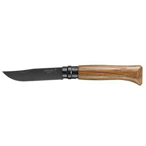 Nóż Opinel Inox Black 08 8,5 cm dąb czarny Virobloc