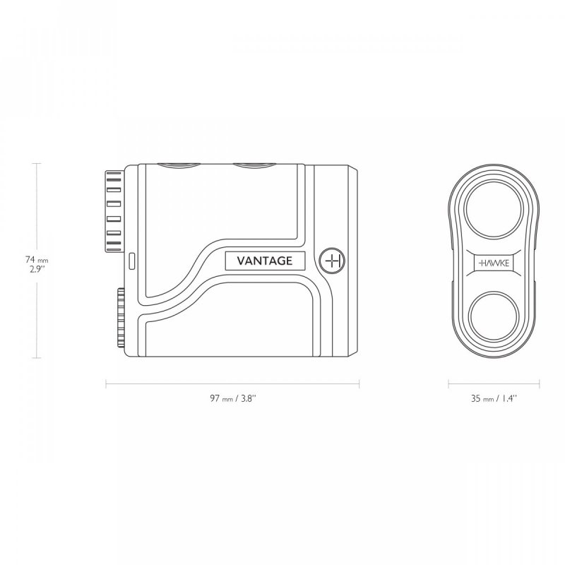 Dalmierz laserowy Hawke Vantage LRF 600