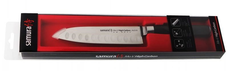 Samura Mo-v nóż Kuchenny Małe Santoku 138mm uniwersalny