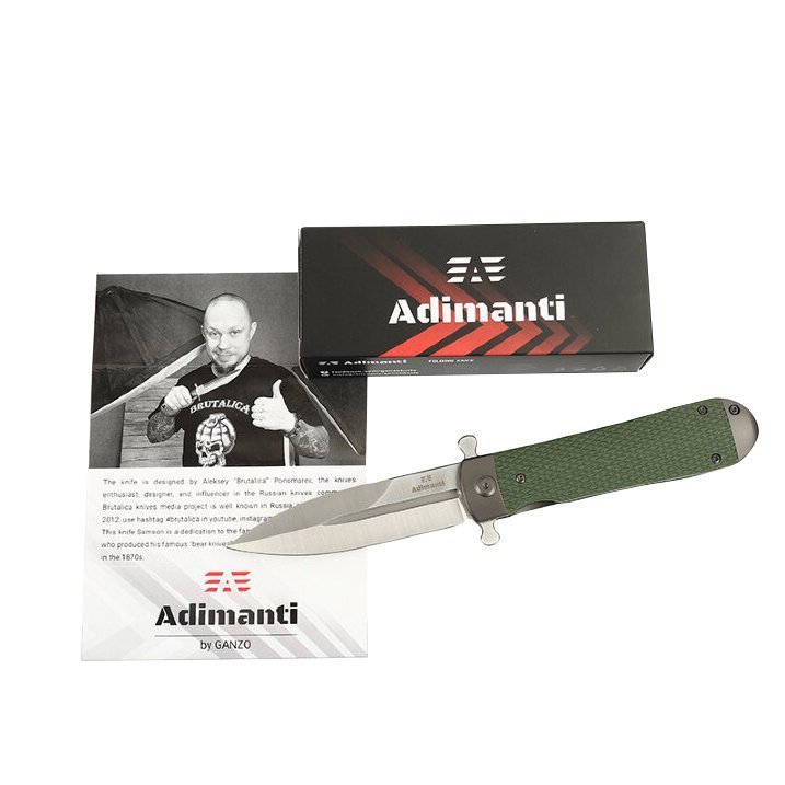 Nóż składany Adimanti Samson-GR zielony
