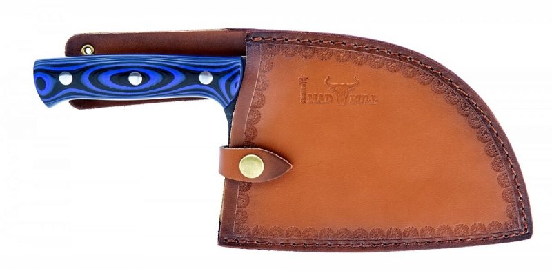 Samura Serb Mad Bull 180 mm - Tradycyjny Nóż Serbski z Niebieską Rączką