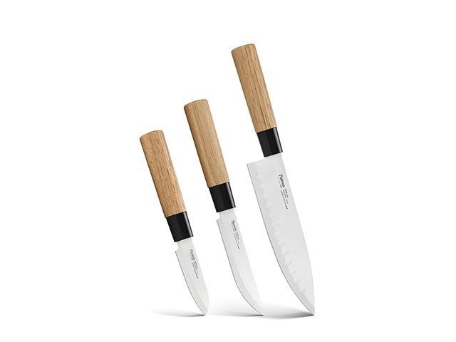 Zestaw noży Fissman Fujita 3 szt. (20 cm, 13 cm, 9 cm), stal 420J2