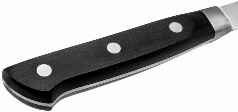 Nóż szefa Satake Katsu 18cm, stal 420J2, Pakka, 56 HRC