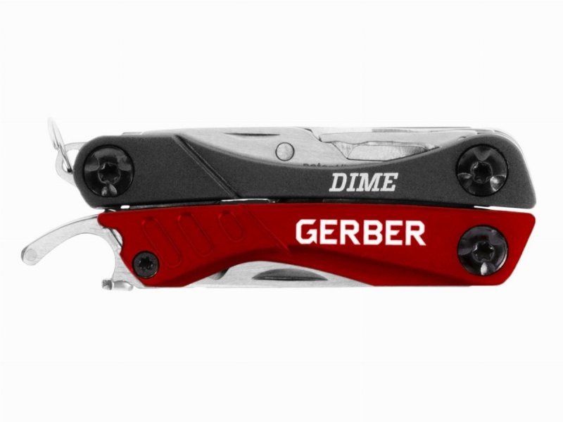 Multitool Gerber Dime czerwony
