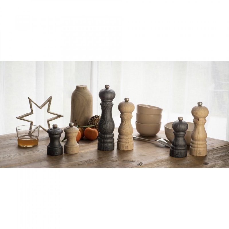 Paris Nature Black Młynek do soli 12 cm Peugeot