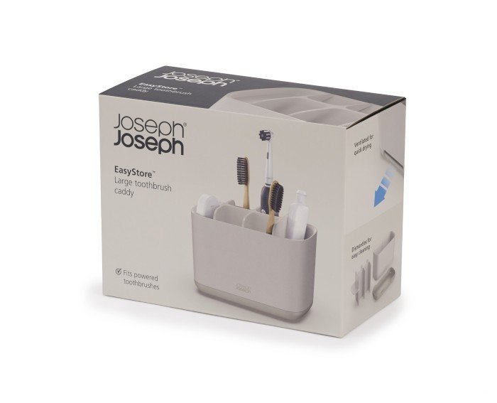 Joseph Joseph Pojemnik na szczoteczki L EasyStore™, ecru