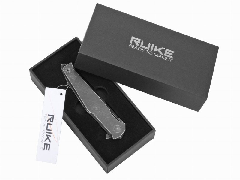 Ruike P108-SB Nóż Składany 8,5cm Sandvik 14C28N Stalowy
