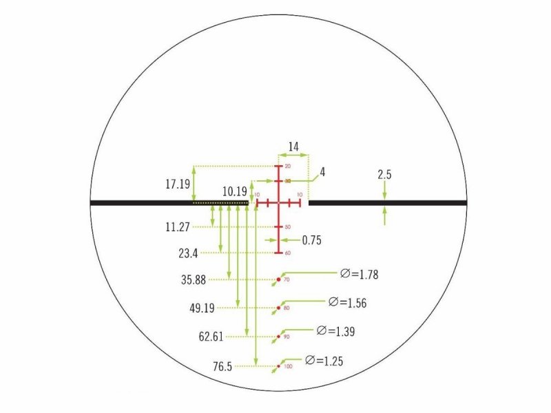 Luneta celownicza Vortex Crossfire II 2-7x32 Crossbow 1" XBR-2