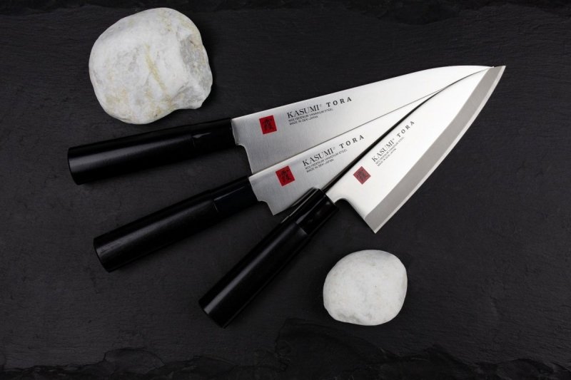 Nóż Sashimi Kasumi Tora 24cm, jednostronny szlif, do sushi