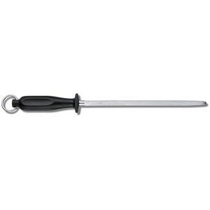 Ostrzałka stalowa Victorinox 7.8303 - Ergonomiczna rękojeść, stal nierdzewna, do precyzyjnego ostrzenia noży - 25 cm