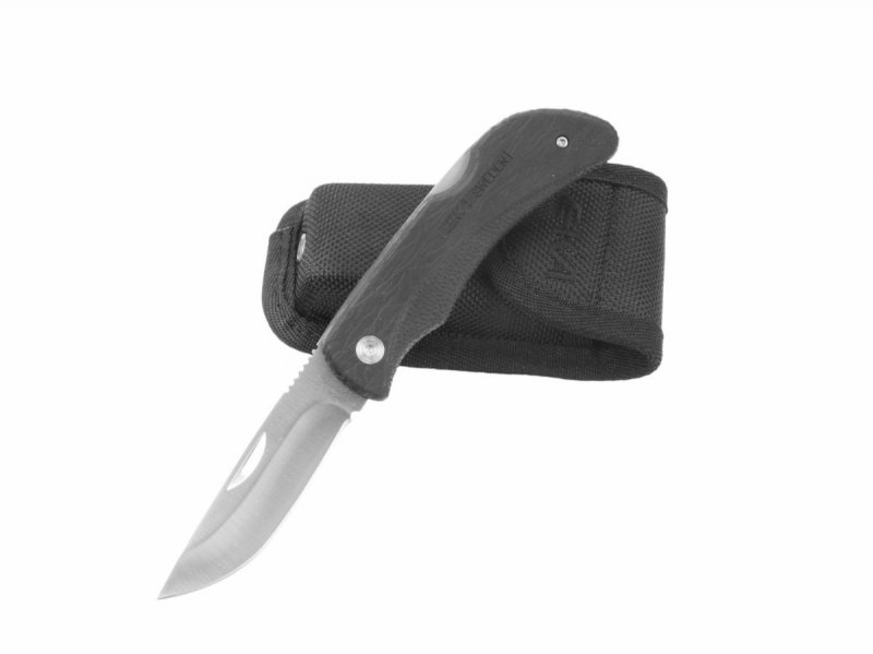 Nóż Eka Swede 8 - Składany nóż turystyczny i myśliwski, stal nierdzewna Sandvik, blokada Back Lock - 185 mm - Eka