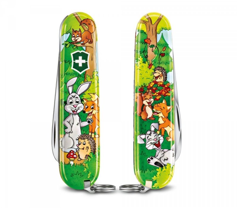 Zestaw dla dzieci scyzoryk My First Victorinox, zwierzęca edycja Królik „Hopsi“ 0.2373.E2