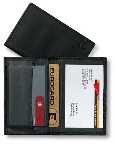 Etui Skórzane Victorinox 4.0873.L - Do Victorinox Swiss Card, skóra, dodatkowe przegrody na karty - 105 mm - Victorinox