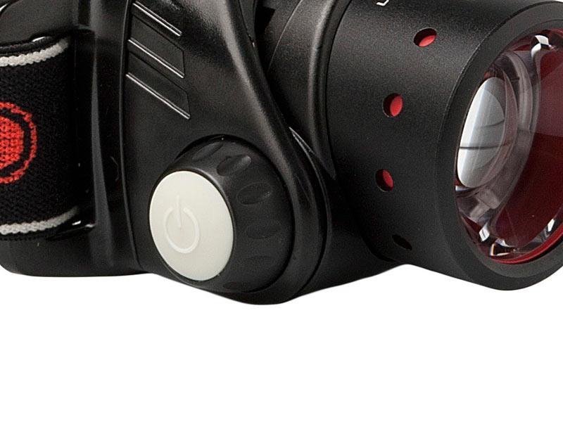 Latarka czołowa Led Lenser H14R.2 - Regulowana wiązka światła, długi czas pracy, wodoodporna, do outdoor i pracy - 300 m zasięgu - LedLenser