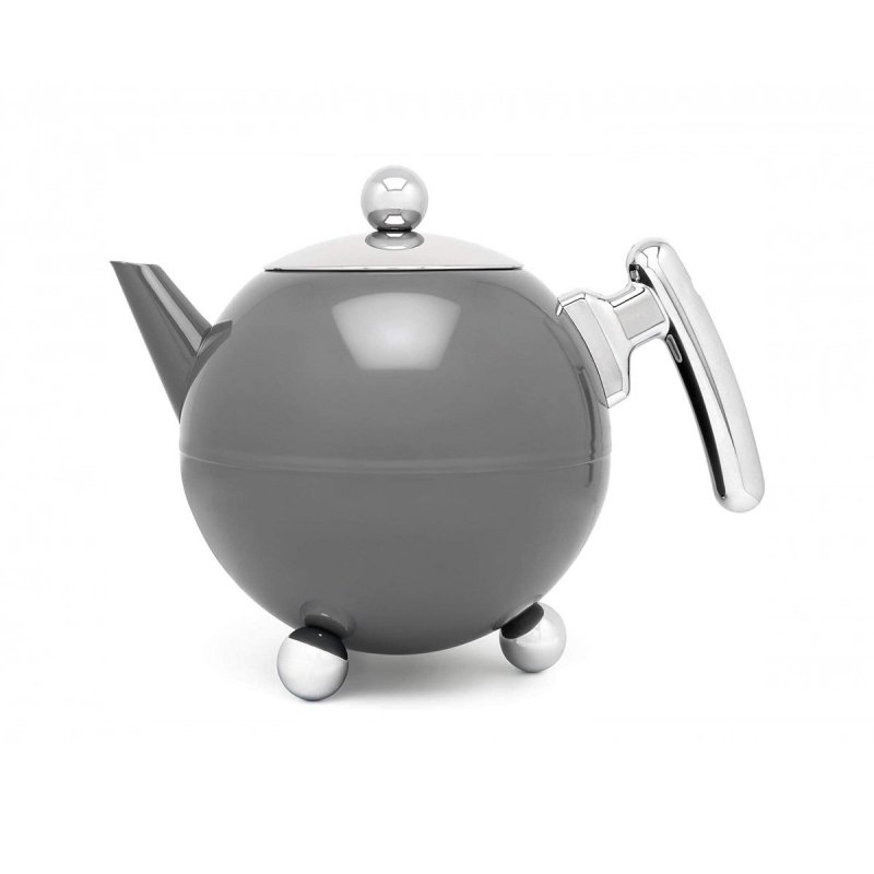 Dzbanek termiczny Bella Ronde 1,2L - szary / BREDEMEIJER