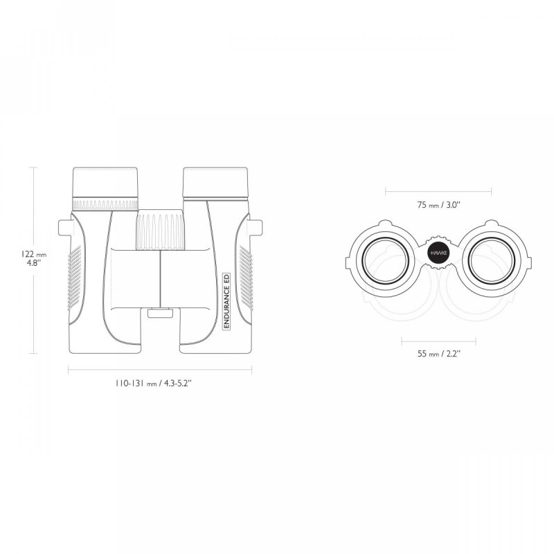 Lornetka Hawke Endurance ED Marine 7x32 niebieska