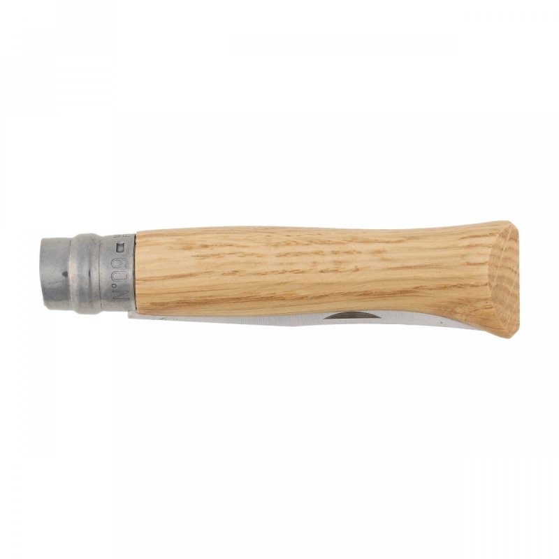 Nóż składany Opinel 09 inox dąb