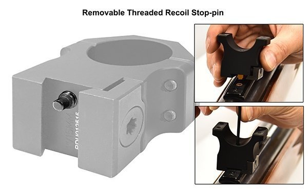 Montaż dwuczęściowy wysoki 1"/11 POI Leapers