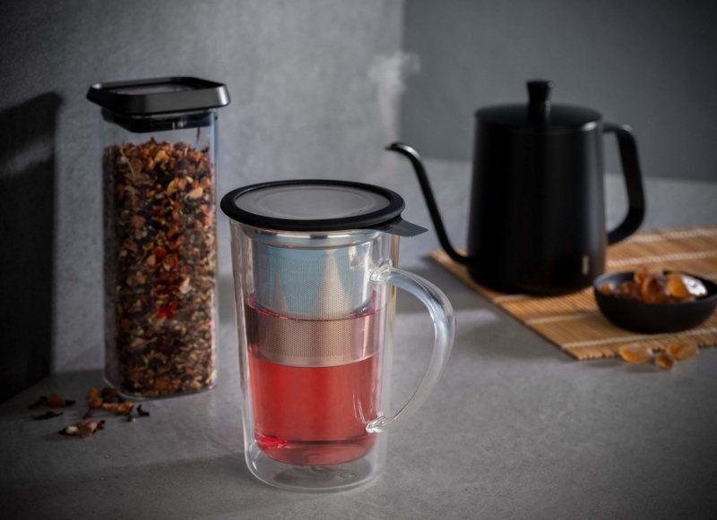 GEFU MIRA Szklanka Z Zaparzaczem 235 Ml Mira