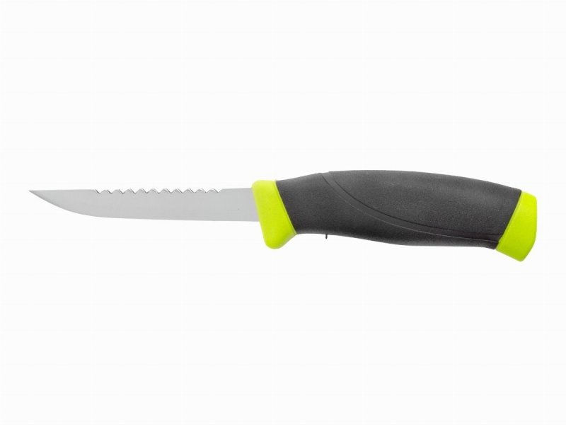 Nóż do filetowania Mora Fishing Comfort Scaler - Lekka stal Sandvik, gumowana rękojeść, z klipsem do wędkowania - 98 mm - Morakniv