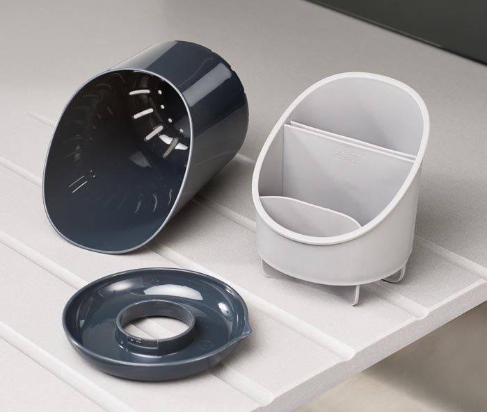 Ociekacz na sztućce Joseph Joseph Dock szary