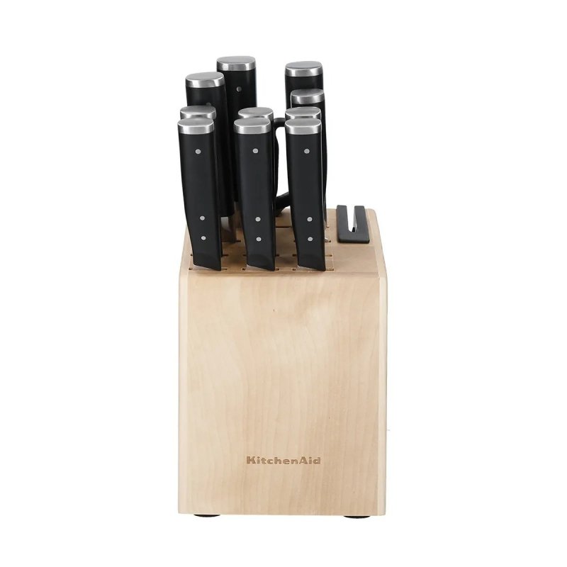 KitchenAid blok z 10 nożami, nożyczkami i ostrzałką 11-cz