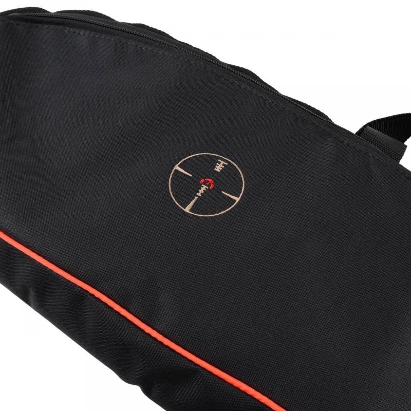 Pokrowiec Forsport na broń LPDK 14 1,25m, kolor czarny, haft VX, biza pomarańczowa