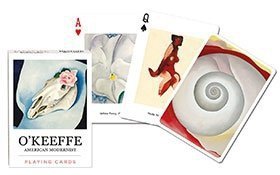 Karty Piatnik Georgia O'Keeffe - Talia 54 Kart z Dziełami Artystki