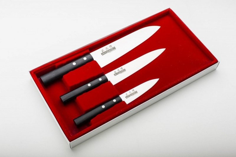 Zestaw 3 noży Masahiro Sankei 358_424445 (18, 15, 9 cm)