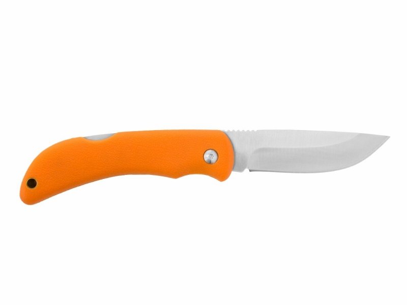 Nóż Eka Swede 10 pomarańczowy - Składany nóż turystyczny i survivalowy, blokowane ostrze, lekki, ergonomiczny - Stal nierdzewna 9 cm - Eka