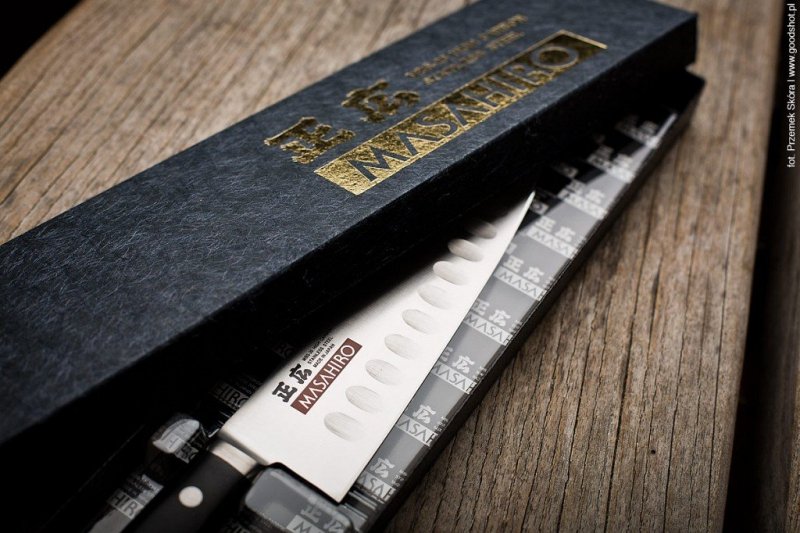 Masahiro MV-H Chef Dimple 18,3cm MBS-26 POM Precyzyjny