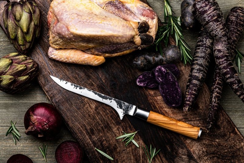 Nóż Forged Trybownik Drewno Oliwne Pudełko 16 Cm