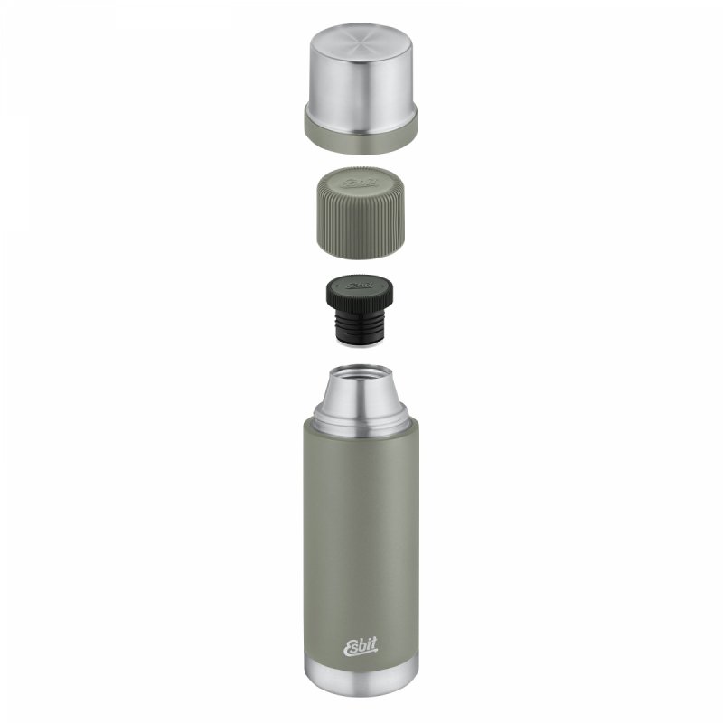 Termos na kawę herbatę Esbit Sculptor Vacuum Flask 1 l szary