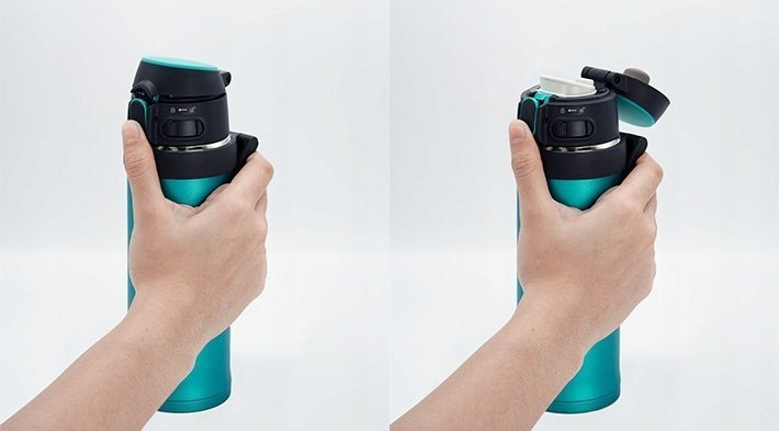 Kubek termiczny z rączką Zojirushi SM-QAF48 bordowy 480 ml