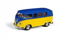 Pojazd RMZ Volkswagen Samba Bus (Matte Blue with Yellow)