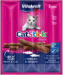 Vitakraft Cat Stick mini 3szt przysmak dla kota z Dorszem i Czarniakiem