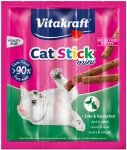 Vitakraft Cat Stick mini Kaczka Królik 3szt