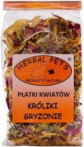 Herbal Pets Płatki kwiatów króliki gryzoń 30g