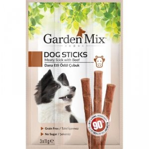 Garden Mix kabanosy dla psa wołowina 3x11g 