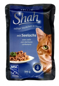 Shah Premium saszetka dla kota 100g z Czerniakiem n56